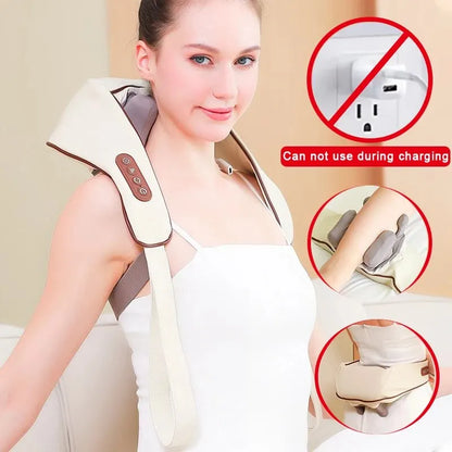 Neck And Shoulder Kneading Heat Massager