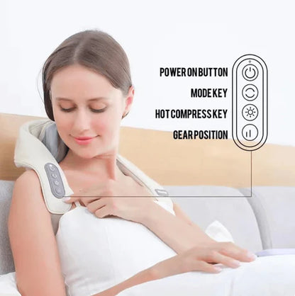 Neck And Shoulder Kneading Heat Massager